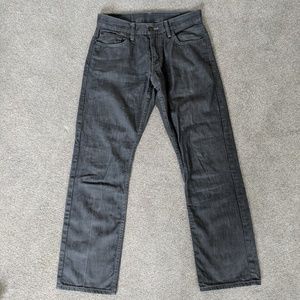 Levi's Dark Gray Straight Leg Jeans 29x30